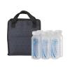 imageDr Browns Fold ampamp Freeze Bottle Tote Travel Baby Bottle Insulated Cooler Bag Store Up to 6 Baby Bottles Black BPA FreeBlack