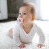 imageDr Browns HappyPaci 100 Silicone Pacifier 06m BPA Free White Pink Light Pink 3Pack4Pack  Pink