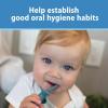 imageDr Browns InfanttoToddler Toothbrush Elephant Mint 03 Years1 Pack  Blue Elephant