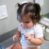 imageDr Browns InfanttoToddler Toothbrush Elephant Mint 03 Years1 Pack  Blue Elephant