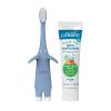 imageDr Browns InfanttoToddler Toothbrush Elephant Mint 03 YearsBlue Elephant with Toothpaste