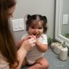 imageDr Browns InfanttoToddler Toothbrush Elephant Mint 03 YearsMint Elephant with Toothpaste