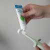 imageDr Browns InfanttoToddler Toothbrush Elephant Mint 03 YearsMint Elephant with Toothpaste