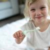 imageDr Browns InfanttoToddler Toothbrush Elephant Mint 03 YearsMint Elephant with Toothpaste