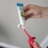 imageDr Browns InfanttoToddler Toothbrush Elephant Mint 03 YearsPink Elephant with Toothpaste