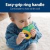 imageDr Browns Learning Loop Baby Teether Ring Multiple Shapes and Textures 100 Silicone BPAFree 3mAquaCool Plants
