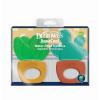 imageDr Browns Learning Loop Baby Teether Ring Multiple Shapes and Textures 100 Silicone BPAFree 3mAquaCool Plants