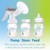 imageDr Browns Manual Breast Pump with SoftShape 100 Silicone Shield B25mm flange ampamp AntiColic Options WideNeck Baby Bottle 5 oz150 mLwith Level 1 Slow Flow NippleBreast Pump