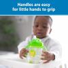imageDr Browns Milestones Babys First Straw Cup Sippy Cup with Straw 6m 9oz270ml 2 Pack Coral ampamp Olive Green BPA FreeBlue  Green