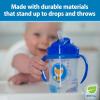 imageDr Browns Milestones Babys First Straw Cup Sippy Cup with Straw 6m 9oz270ml 2 Pack Coral ampamp Olive Green BPA FreeBlue  Green