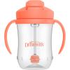 imageDr Browns Milestones Babys First Straw Cup Sippy Cup with Straw 6m 9oz270ml 2 Pack Coral ampamp Olive Green BPA FreeOlive Green  Coral