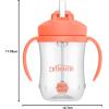 imageDr Browns Milestones Babys First Straw Cup Sippy Cup with Straw 6m 9oz270ml 2 Pack Coral ampamp Olive Green BPA FreeOlive Green  Coral
