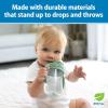 imageDr Browns Milestones Babys First Straw Cup Sippy Cup with Straw 6m 9oz270ml 2 Pack Coral ampamp Olive Green BPA FreeOlive Green