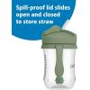 imageDr Browns Milestones Babys First Straw Cup Sippy Cup with Straw 6m 9oz270ml 2 Pack Coral ampamp Olive Green BPA FreeOlive Green