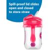 imageDr Browns Milestones Babys First Straw Cup Sippy Cup with Straw 6m 9oz270ml 2 Pack Coral ampamp Olive Green BPA FreePink  Purple