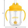 imageDr Browns Milestones Babys First Straw Cup Sippy Cup with Straw 6m 9oz270ml 2 Pack Coral ampamp Olive Green BPA FreeVintage Yellow