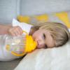 imageDr Browns Milestones Babys First Straw Cup Sippy Cup with Straw 6m 9oz270ml 2 Pack Coral ampamp Olive Green BPA FreeVintage Yellow
