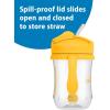 imageDr Browns Milestones Babys First Straw Cup Sippy Cup with Straw 6m 9oz270ml 2 Pack Coral ampamp Olive Green BPA FreeVintage Yellow