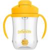 imageDr Browns Milestones Babys First Straw Cup Sippy Cup with Straw 6m 9oz270ml 2 Pack Coral ampamp Olive Green BPA FreeVintage Yellow