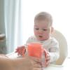 imageDr Browns Milestones Cheers 360 Spoutless Transition Cup Travel Friendly and Leak Free Sippy for Babies and Toddlers Green and Pink BPAFree 10 oz300 mL 9mCoral with Handles