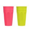 imageDr Browns Milestones Cheers 360 Spoutless Transition Cup Travel Friendly and Leak Free Sippy for Babies and Toddlers Green and Pink BPAFree 10 oz300 mL 9mGreen and Pink