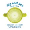imageDr Browns Milestones Cheers 360 Spoutless Transition Cup Travel Friendly and Leak Free Sippy for Babies and Toddlers Green and Pink BPAFree 10 oz300 mL 9mGreen with Handles