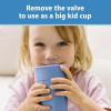 imageDr Browns Milestones Cheers 360 Spoutless Transition Cup Travel Friendly and Leak Free Sippy for Babies and Toddlers Green and Pink BPAFree 10 oz300 mL 9mCoral and Purple