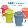 imageDr Browns Milestones Cheers 360 Spoutless Transition Cup Travel Friendly and Leak Free Sippy for Babies and Toddlers Green and Pink BPAFree 10 oz300 mL 9mBlue with Handles