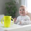 imageDr Browns Milestones Cheers 360 Spoutless Transition Cup Travel Friendly and Leak Free Sippy for Babies and Toddlers Green and Pink BPAFree 10 oz300 mL 9mGreen with Handles