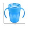 imageDr Browns Milestones Cheers 360 Spoutless Transition Cup Travel Friendly and Leak Free Sippy for Babies and Toddlers Green and Pink BPAFree 10 oz300 mL 9mBlue with Handles