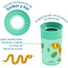 imageDr Browns Milestones Cheers360 Training Sippy Cups with Handles for Babies and Toddlers BPA Free Blue Animal Deco 7oz 6m1Pack Green Animals  10 oz