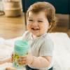 imageDr Browns Milestones Cheers360 Training Sippy Cups with Handles for Babies and Toddlers BPA Free Blue Animal Deco 7oz 6m1Pack Green Animals  10 oz