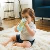 imageDr Browns Milestones Cheers360 Training Sippy Cups with Handles for Babies and Toddlers BPA Free Blue Animal Deco 7oz 6m1Pack Green Animals  10 oz