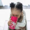imageDr Browns Milestones Cheers360 Training Sippy Cups with Handles for Babies and Toddlers BPA Free Blue Animal Deco 7oz 6m1Pack Red Animals  10 oz