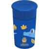 imageDr Browns Milestones Cheers360 Training Sippy Cups with Handles for Babies and Toddlers BPA Free Blue Animal Deco 7oz 6m2Pack Blue  Green Animals  10 oz