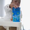 imageDr Browns Milestones Cheers360 Training Sippy Cups with Handles for Babies and Toddlers BPA Free Blue Animal Deco 7oz 6m2Pack Blue  Green Animals  10 oz