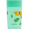 imageDr Browns Milestones Cheers360 Training Sippy Cups with Handles for Babies and Toddlers BPA Free Blue Animal Deco 7oz 6m2Pack Blue  Green Animals  10 oz