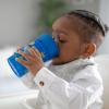 imageDr Browns Milestones Cheers360 Training Sippy Cups with Handles for Babies and Toddlers BPA Free Blue Animal Deco 7oz 6m2Pack Blue  Green Animals  10 oz