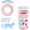 imageDr Browns Milestones Cheers360 Training Sippy Cups with Handles for Babies and Toddlers BPA Free Blue Animal Deco 7oz 6m2Pack Pink  Red Animals  10 oz