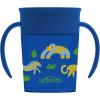 imageDr Browns Milestones Cheers360 Training Sippy Cups with Handles for Babies and Toddlers BPA Free Blue Animal Deco 7oz 6m7oz Cup with Handles  Blue Animals