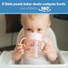 imageDr Browns Milestones Cheers360 Training Sippy Cups with Handles for Babies and Toddlers BPA Free Blue Animal Deco 7oz 6m7oz Cup with Handles  Pink Animals