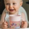 imageDr Browns Milestones Cheers360 Training Sippy Cups with Handles for Babies and Toddlers BPA Free Blue Animal Deco 7oz 6m7oz Cup with Handles  Pink Animals
