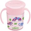 imageDr Browns Milestones Cheers360 Training Sippy Cups with Handles for Babies and Toddlers BPA Free Blue Animal Deco 7oz 6m7oz Cup with Handles  Pink Animals