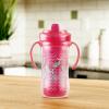 imageDr Browns Milestones Hard Spout Insulated Sippy Cup with Handles Pink 10 oz 2 Pack 12mPink