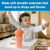 imageDr Browns Milestones Insulated Sippy Cup with Straw and Handles SpillProof Tumbler with Lid 2Pack Pink 10 oz300 mL BPA Free 12m