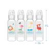 imageDr Browns Milestones Narrow Sippy Bottle 100 Silicone Soft Sippy Spout 8oz250mL Flamingo 6m1 Pack  Flamingo
