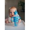 imageDr Browns Milestones Narrow Sippy Straw Bottle SpillProof with 100 Silicone Handles and Weighted Straw 8 oz250 mL Gray ampamp Green 6m1 Count Pack of 1