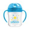 imageDr Browns Milestones Soft Spout Sippy Cup with Handles Blue Tiger Hero BPAFree 9 oz270 mL 9mBlue Stars