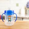 imageDr Browns Milestones Soft Spout Sippy Cup with Handles Blue Tiger Hero BPAFree 9 oz270 mL 9mBlue Tiger Hero