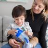 imageDr Browns Milestones Soft Spout Sippy Cup with Handles Blue Tiger Hero BPAFree 9 oz270 mL 9mBlue Tiger Hero